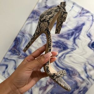 Snakeskin Heels